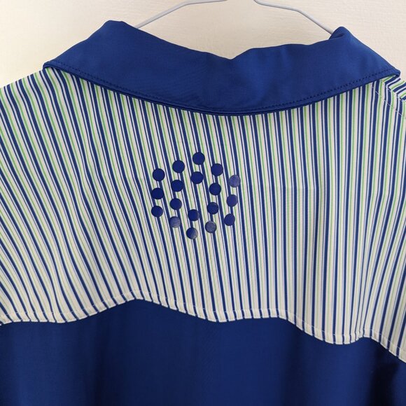 PUMA PWR Cool Polo Surf Web Performance Fit Power Dry Golf Shirt Men M - Picture 5 of 7